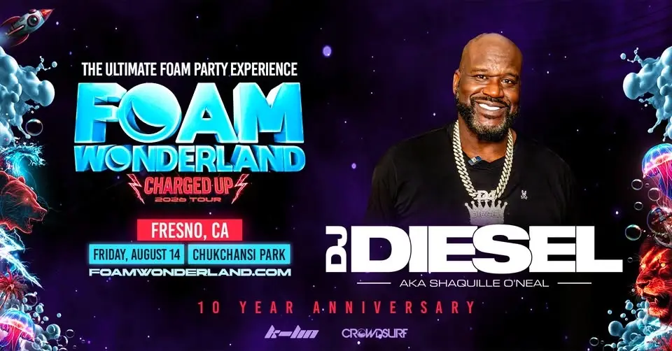 Foam Wonderland (Fresno, CA) - CHARGED UP TOUR 2026