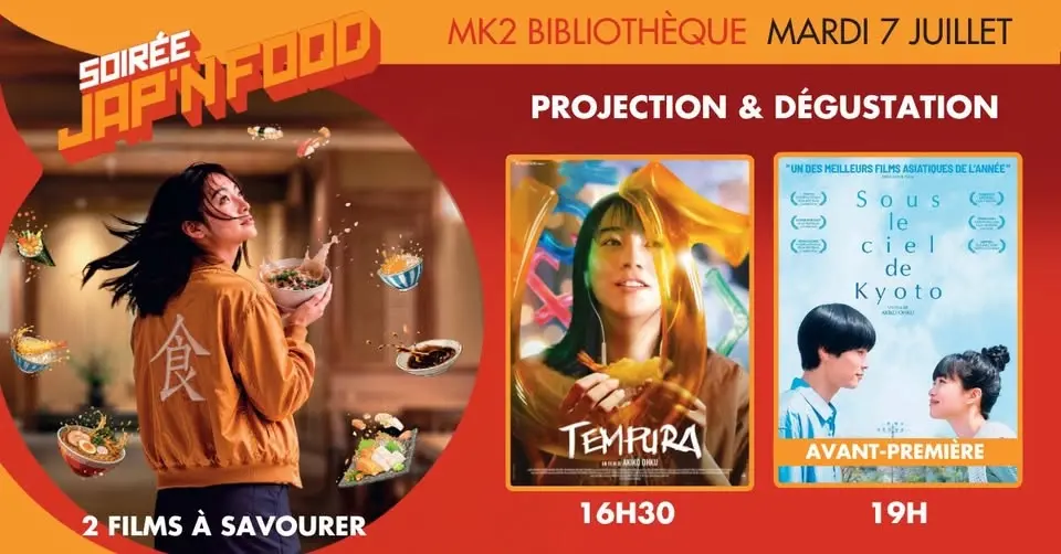 Soirée Jap'n Food : projections et dégustations au mk2 Bibliothèque