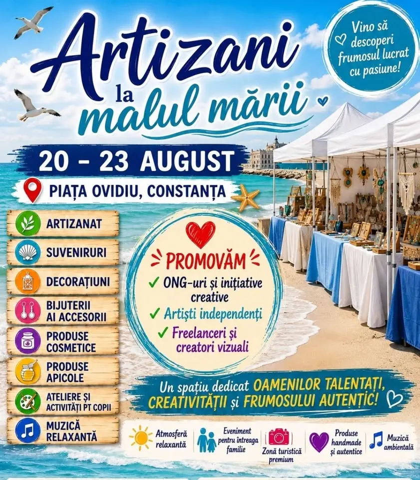 CARAVANA ARTIZANILOR LA MALUL MARII