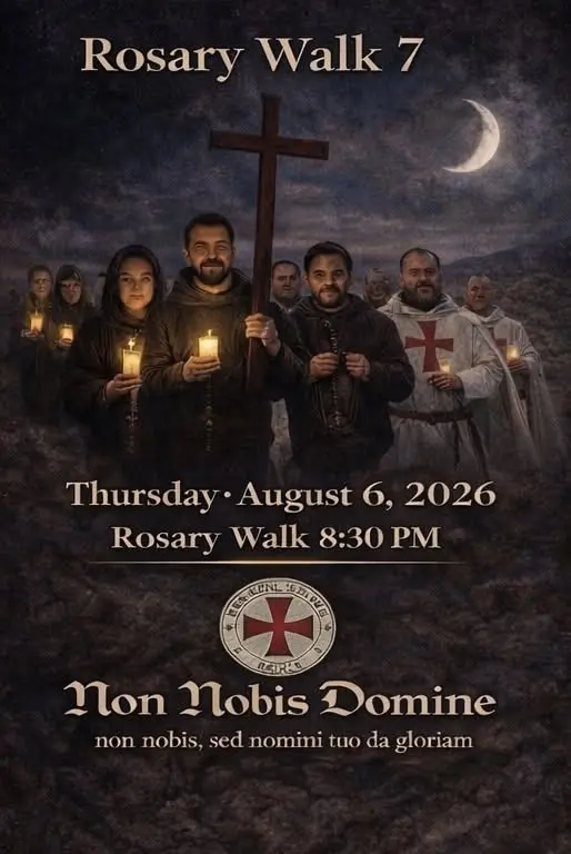 7th of walking Rosary Novena in downtown El Paso