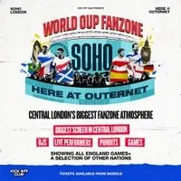 World Cup Fanzone Soho: England vs Ghana