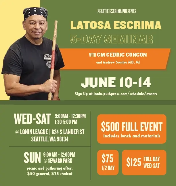 Latosa Escrima 5-Day Seminar
