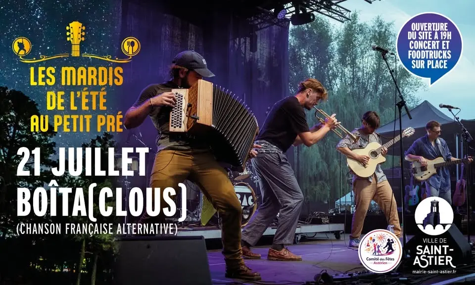 LES MARDIS DE L'ÉTÉ 2026 #1 - BOÎTA[clous]