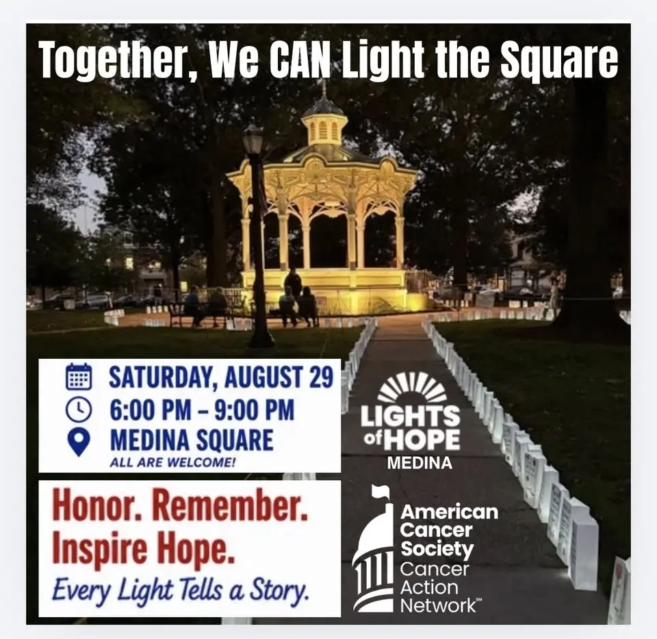 Lights of Hope Medina to benefit the American Cancer Society Cancer Action Network