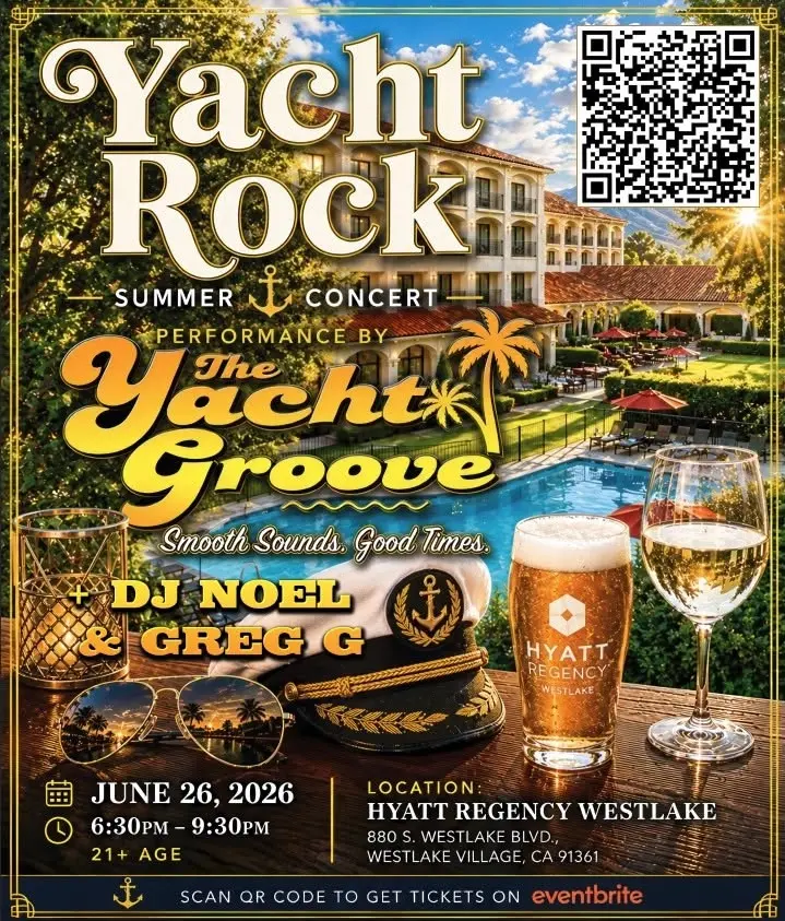 Yacht Rock Summer Concerts by the pool at Hyatt Regency Westlake