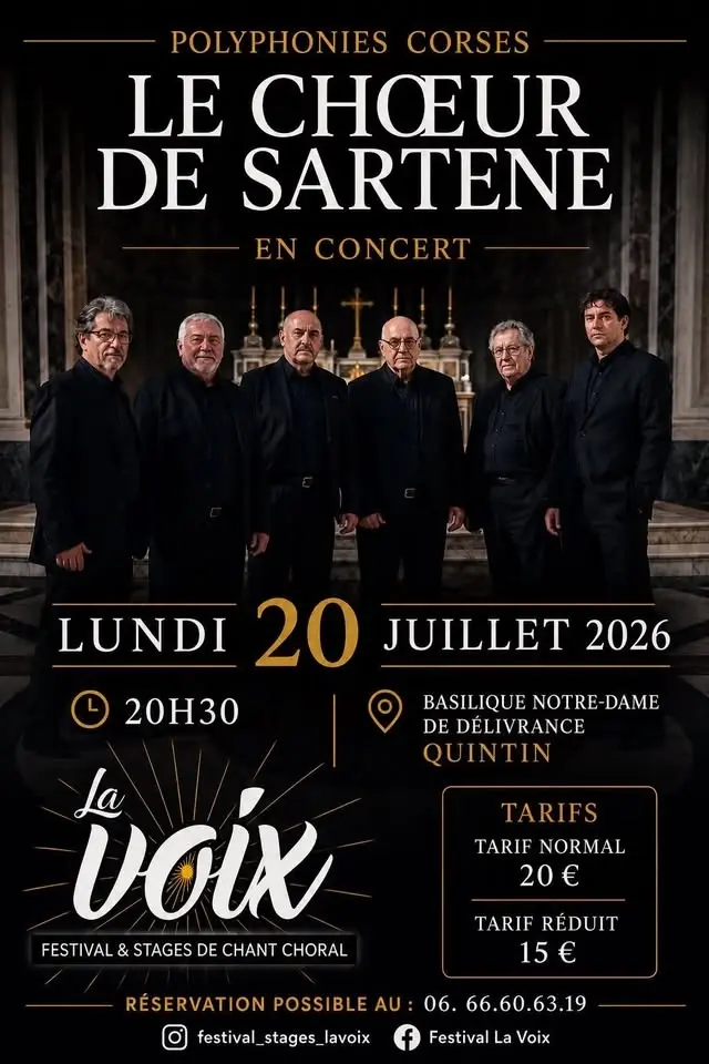 Le festival La Voix accueille le Choeur de Sarténe en Côtes d'Armor