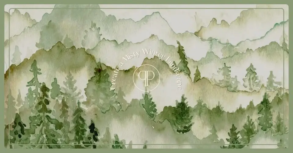 Watercolour Painting Workshop - Foggy Pine Forest
