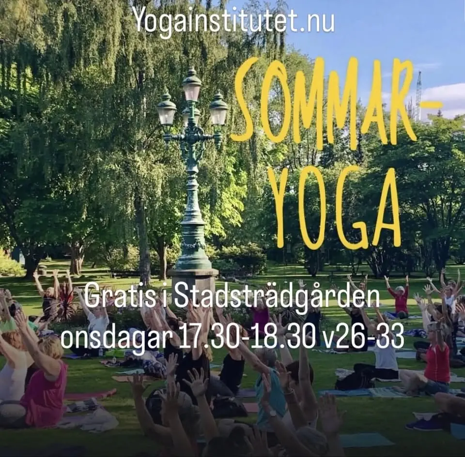 Sommaryoga i Stadsträdgården V27-33