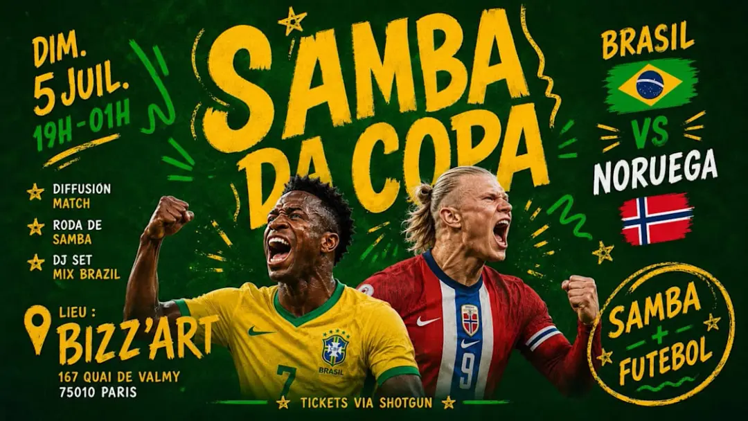 Samba Da Copa – Brasil Vs Noruega (Match + Samba & Dj Set)