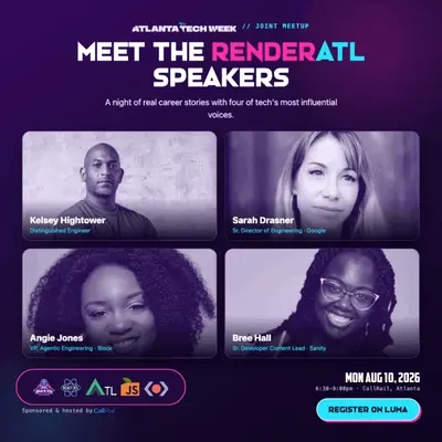 Meet Atlanta Tech Week & RenderATL Speakers!