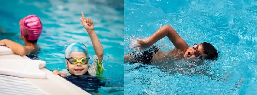 Swimming Lesson in Kowloon Park Pool at 3 pm on Sunday