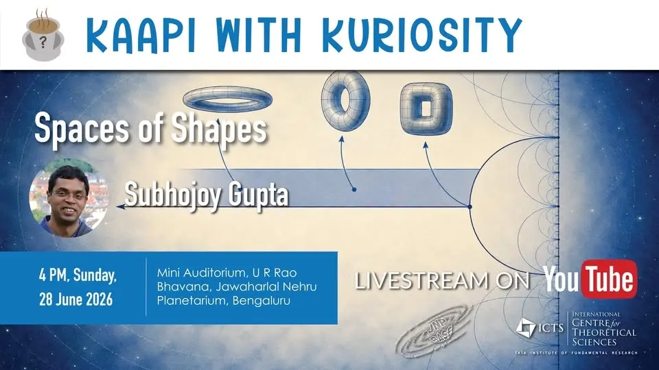 Kaapi with Kuriosity by Prof. Subhojoy Gupta 