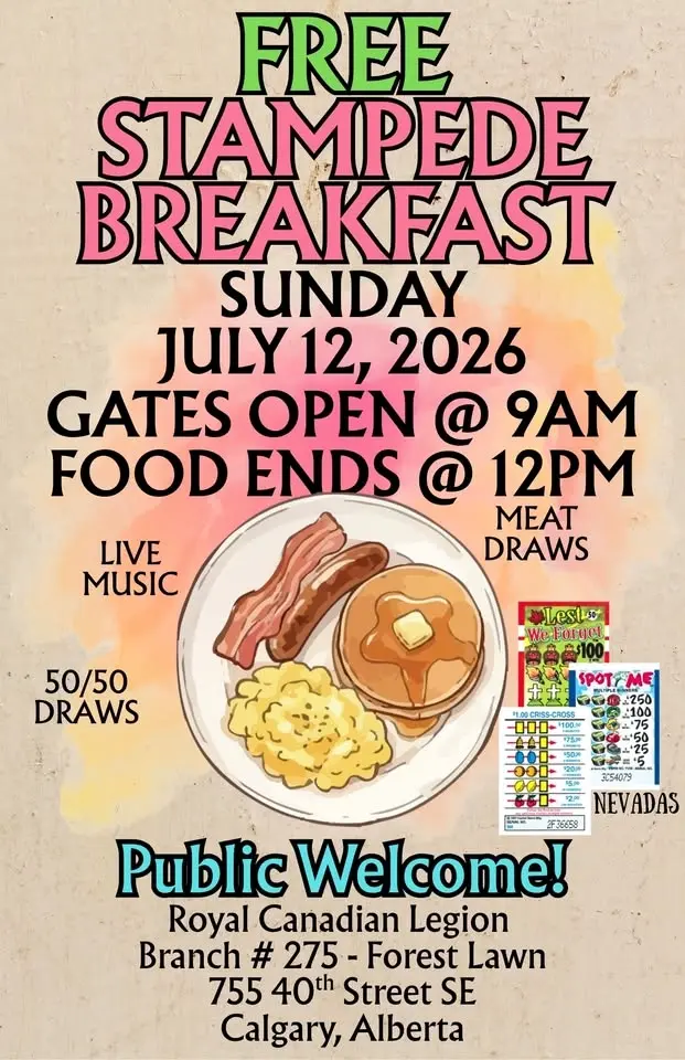 FREE STAMPEDE BREAKFAST