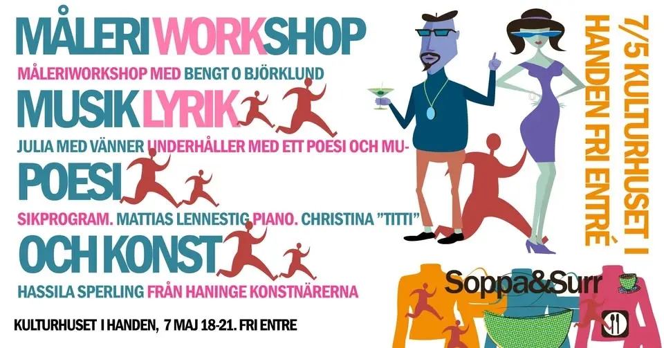 Musik, poesi, måleri-workshop