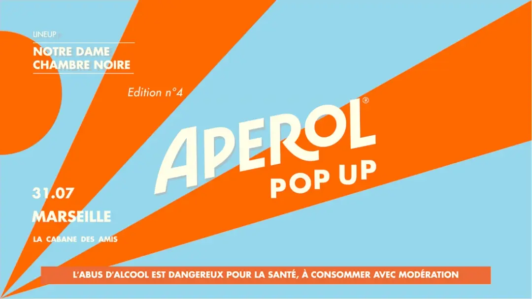 Aperol Pop-Up - Édition N°4 – Marseille - 31 Juillet 2026