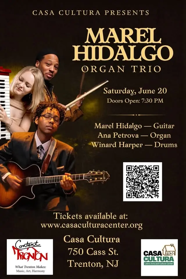Jazz at Casa Cultura: Marel Hidalgo Organ Trio