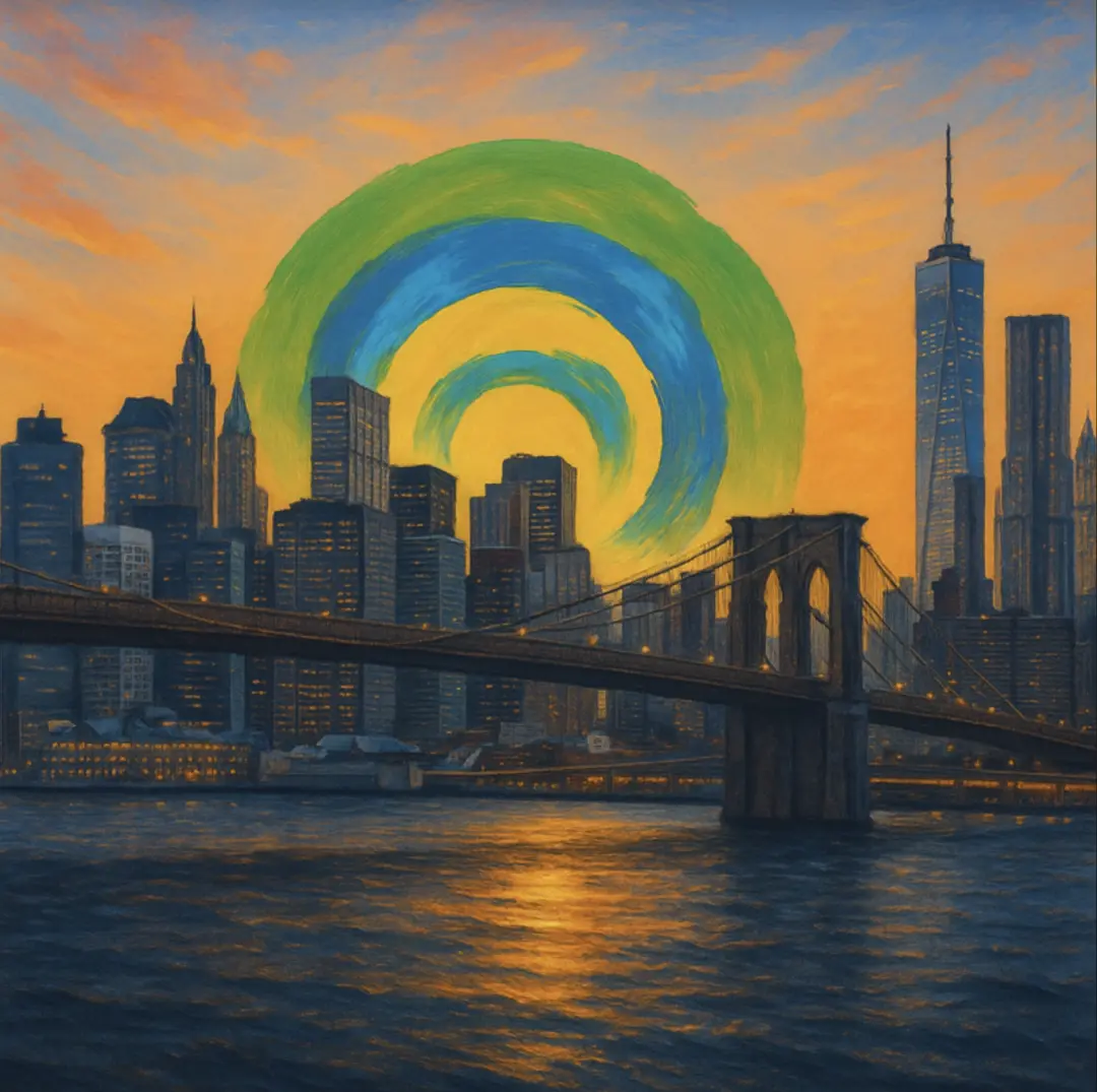Sunrise Walk Across the Brooklyn Bridge