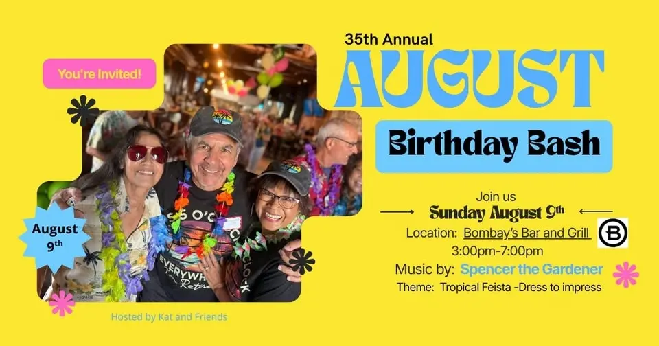35th Annual August/Virgo Birthday Bash