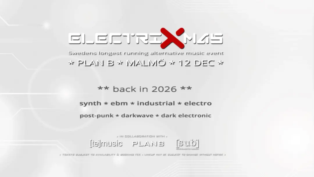ElectriXmas // Live at Plan B — Malmö