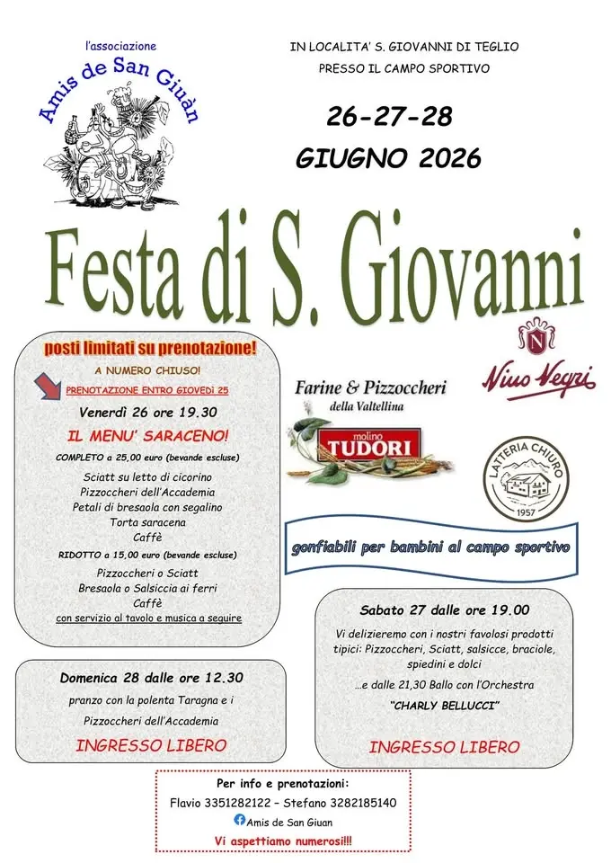 Festa di San Giovanni 2026