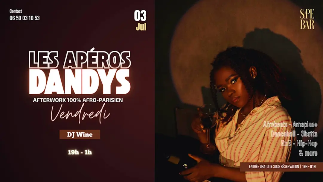 Les Apéros Dandys – Summer Afro Afterwork