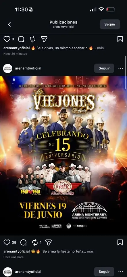 ANIVERSARIO #15 ARENA MONTERREY