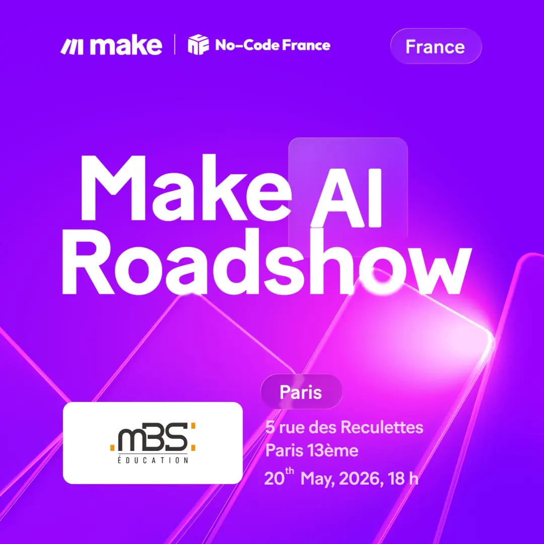 Paris [Make AI Roadshow x No-Code France]