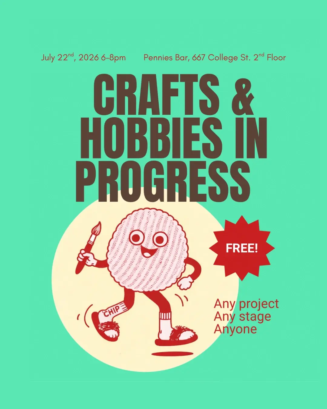 Crafts & Hobbies in Progress