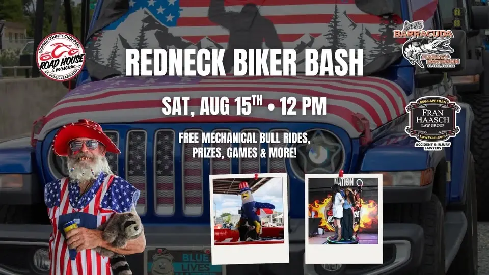 Redneck Biker Bash: Free Event at OCC Road House