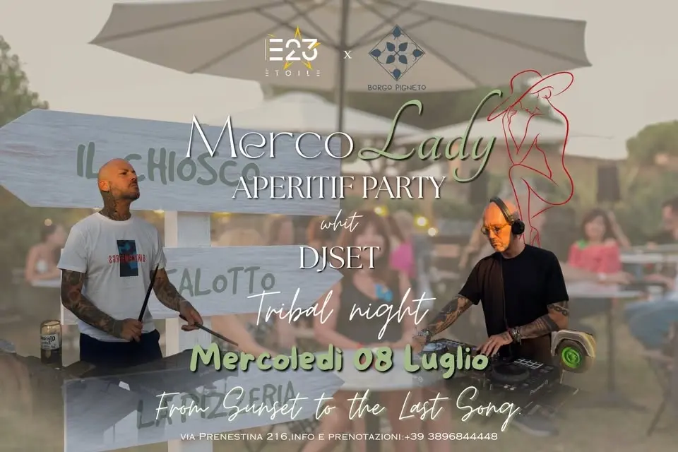 👠 MercoLady | Dj Set & Live Percussion Show🎧