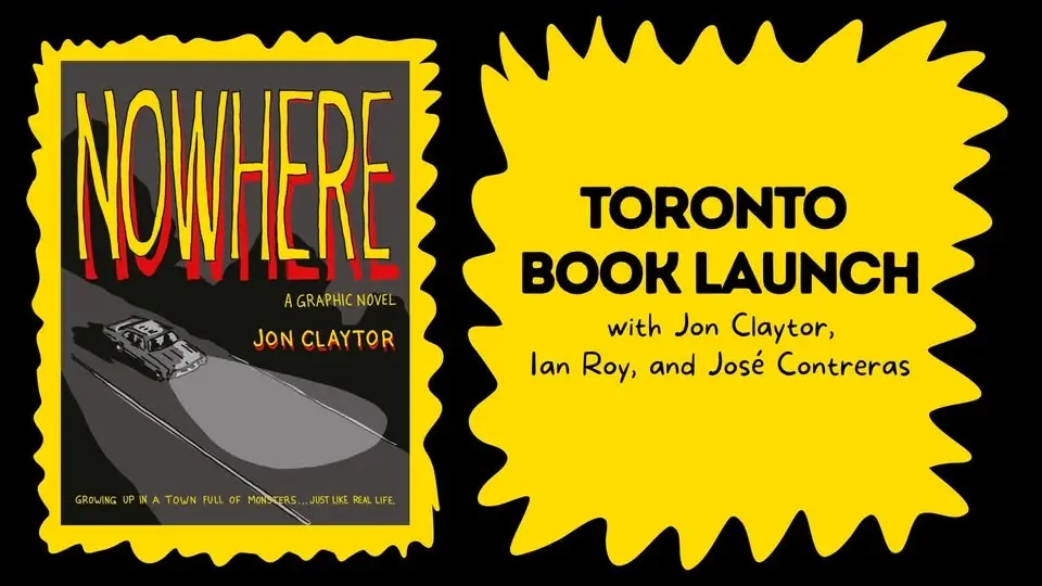 Toronto Book Launch: Nowhere