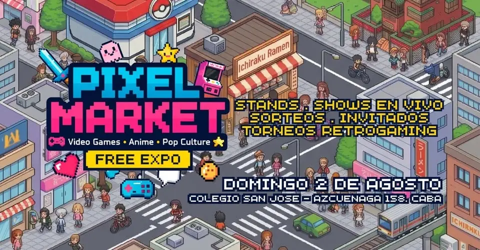Pixel Market! Evento Coleccionismo & Cultura Pop! Entrada GRATIS!