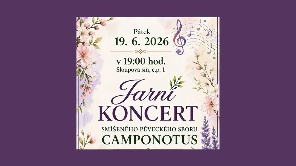 Jarní koncert Smíšeného pěveckého sboru Camponotus
