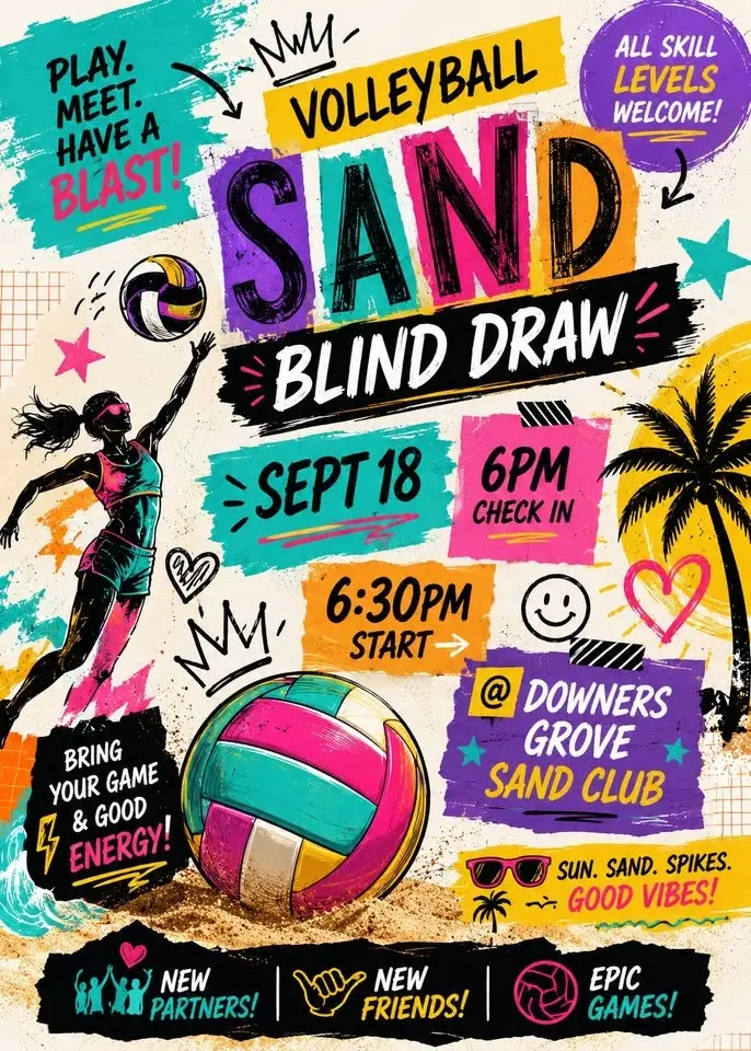  CO-ED VOLLEYBALL BLIND DRAW -DSC SEPT 18