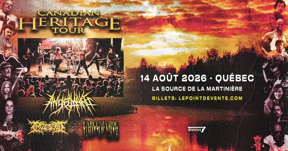 AngelMaker avec Ingested et plus // Vendredi 14 aout 2026 // La Source de la martinière
