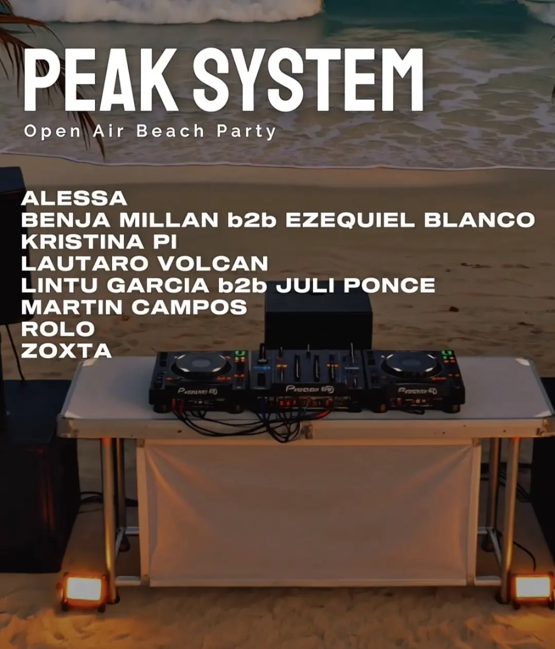 PEAK SYSTEM Open Air Beach