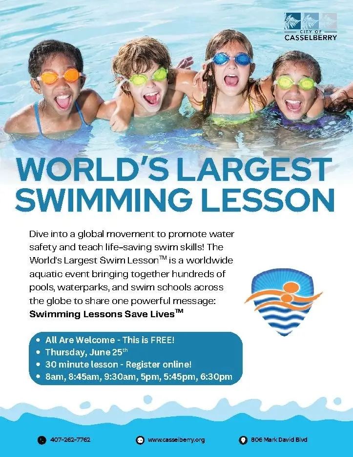 City of Casselberry - World's Largest Swim Lesson