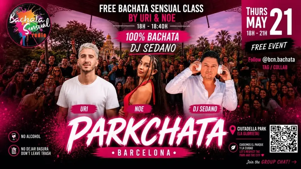 PARKCHATA - FREE Bachata Sensual Class & Social for dancers!