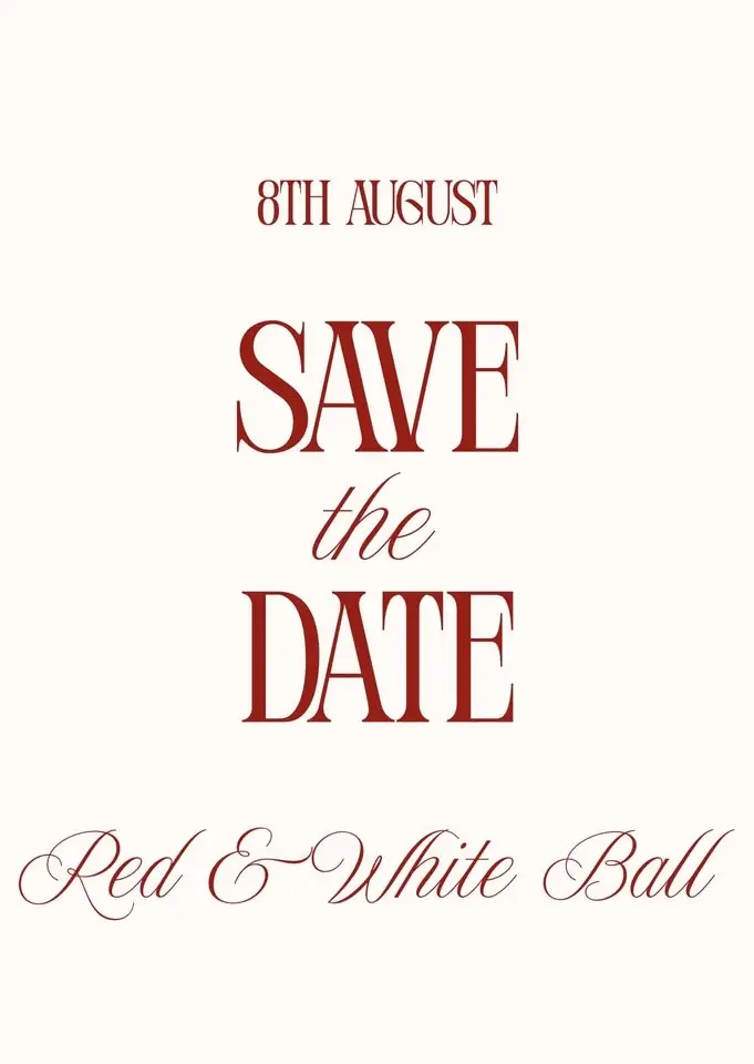 RED & WHITE BALL