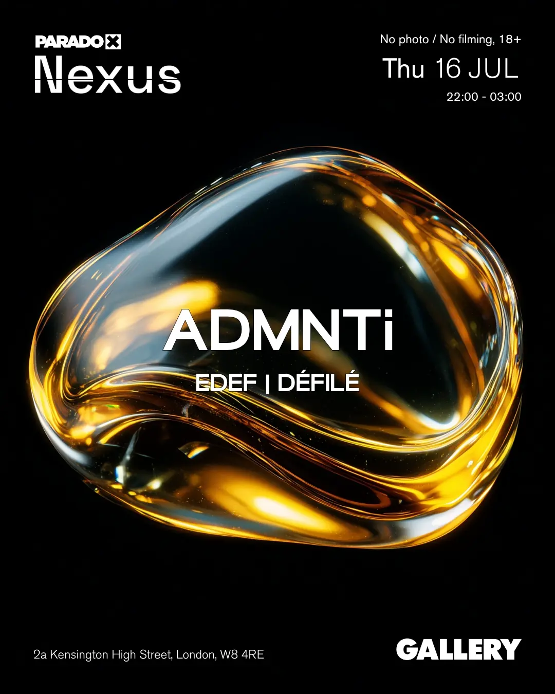 Paradox Nexus: ADMNTi - Thursdays at Gallery