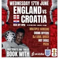 England vs Croatia: Live at Ivy Lounge