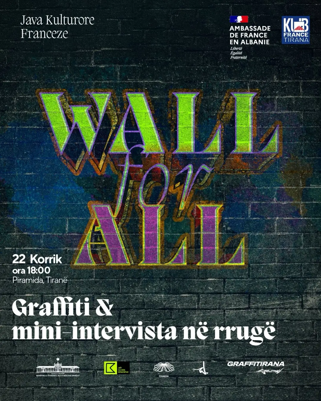 "WALL FOR ALL" – Graffiti and street mini-interviews