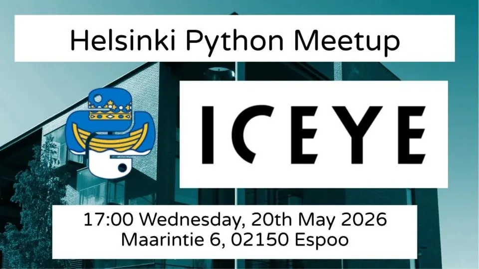 Helsinki Python meetup at ICEYE