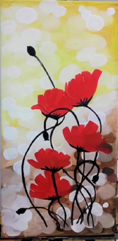 Emerge Paints Thursdays:  Poppies!