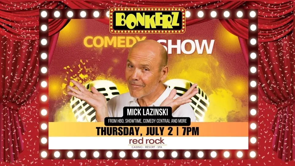 Mick Lazinski at Bonkerz Comedy Series Las Vegas in Red Rock Casino