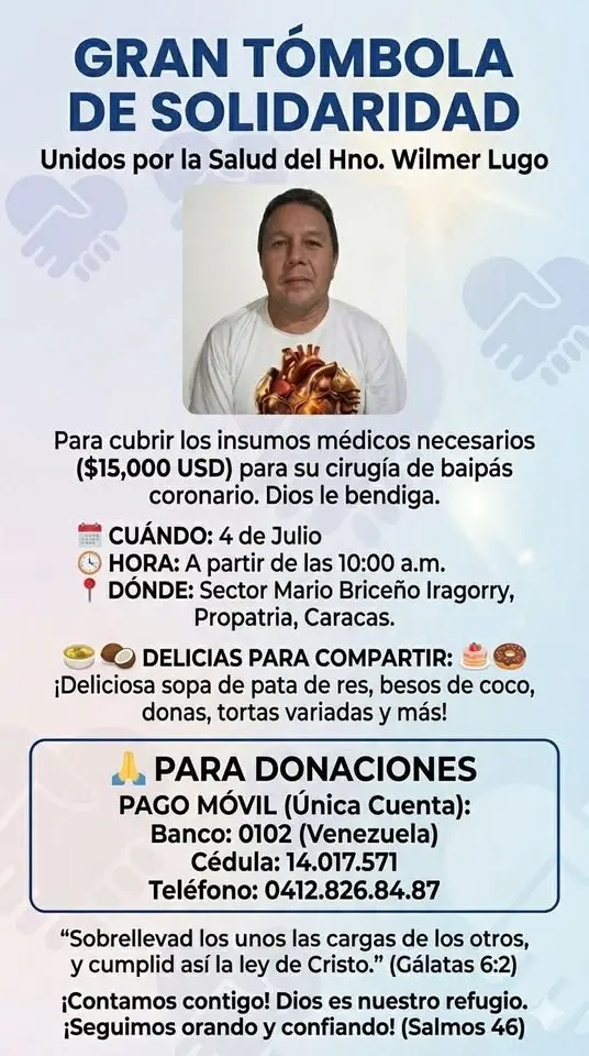 Unidos por la salud de Wilmer 