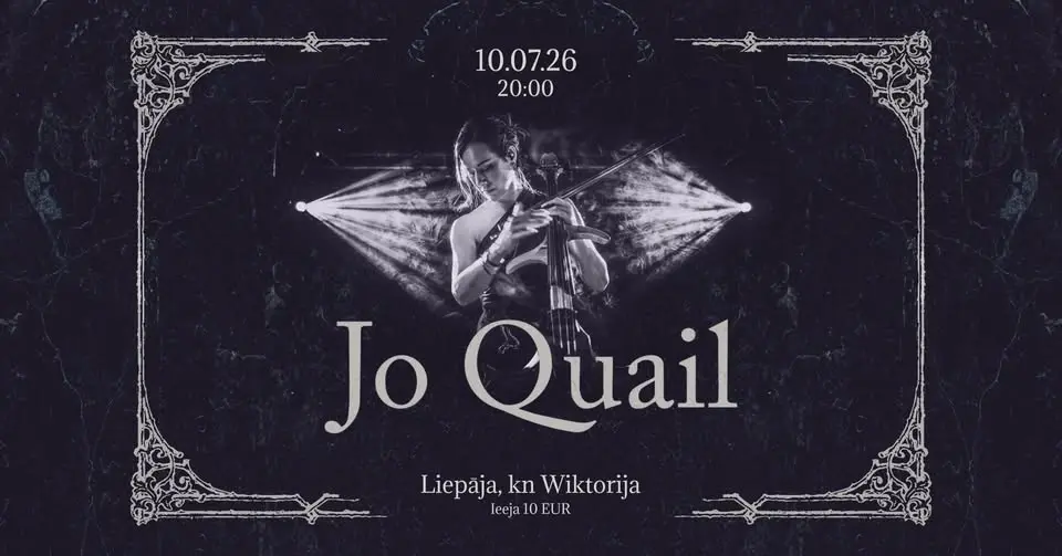 JO QUAIL ( Lielbritānija, laikmetīgā mūzika ar čellu)