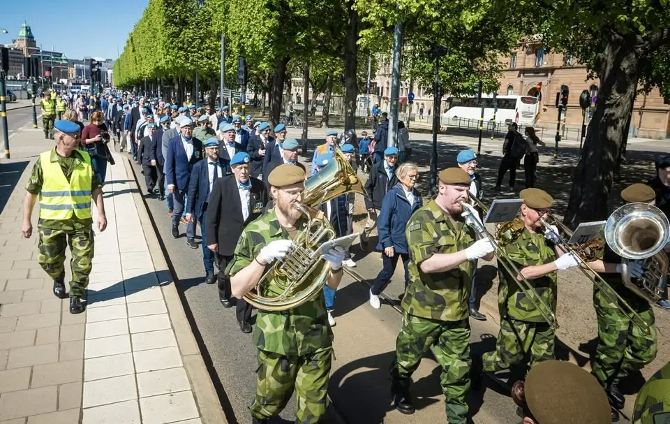 VeteranParad Stockholm 🇸🇪🥁🎺