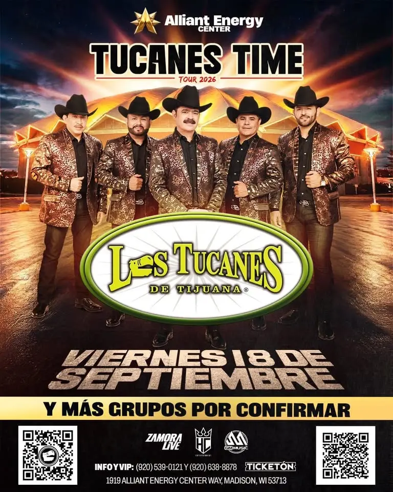 Los Tucanes De Tijuana – Tucanes Time Tour 2026 | Madison, WI