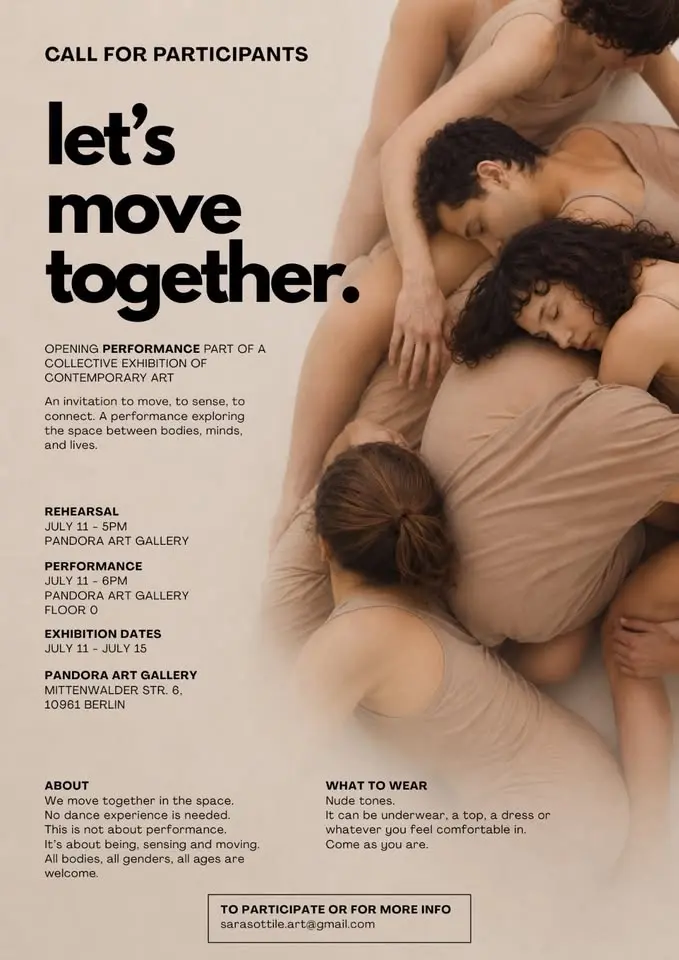 CALL FOR PATICIPANTS - LET’S MOVE TOGH
